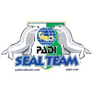 Aug 06 product shot of 50111 PADI Seal Team decal